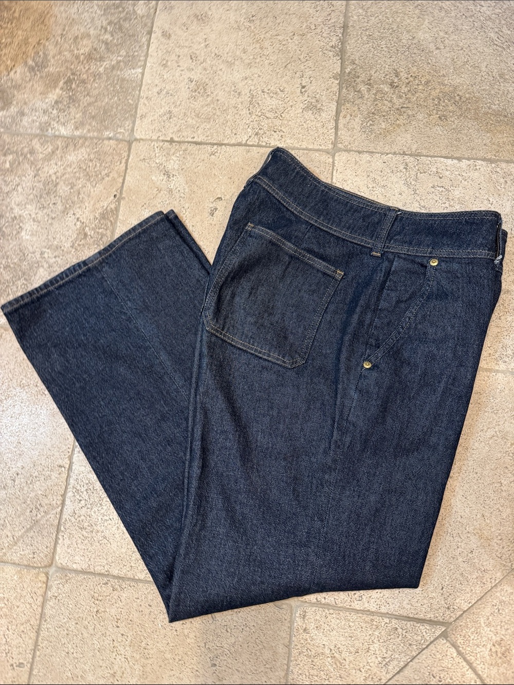 Jcrew Dark Blue Denim Trouser Jeans